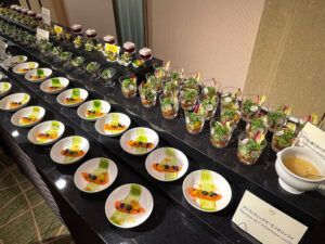 ブッフェの様子