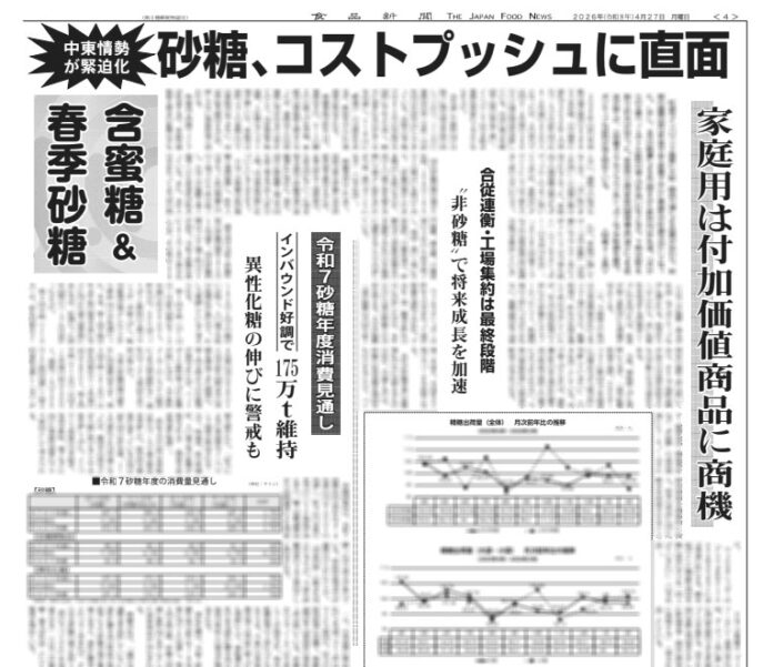 含蜜糖＆春季砂糖特集