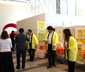 レモン水試飲イベントの様子