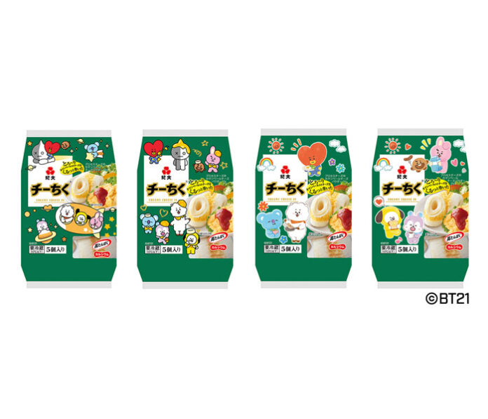 「BT21」限定デザインパッケージの「チーちく」