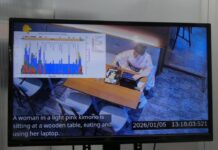 UCC、集中力高めるコーヒーを探究 ウーブン・シティ内店舗でのトヨタ自動車の大規模基盤AIモデルを活用した実証実験で 動画解析の様子