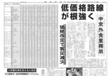 中部外食業務用特集 中部外食業務用特集