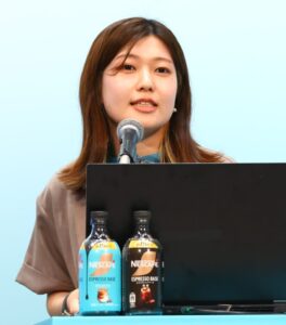 飲料事業本部コールドコーヒービジネス部の常盤馨ブランドマネージャー