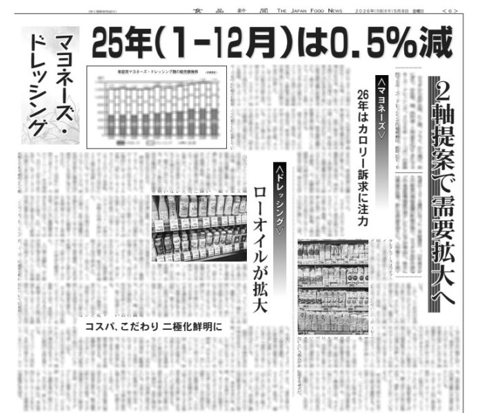 マヨネーズ・ドレッシング特集