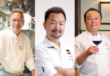 イタリアン3店舗で液体塩こうじメニュー ハナマルキ 左から)鈴木弥平、佐藤真一、馬渡剛の各シェフ