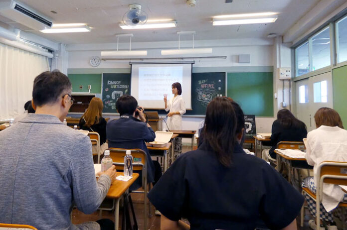 腸活ミニ授業の様子