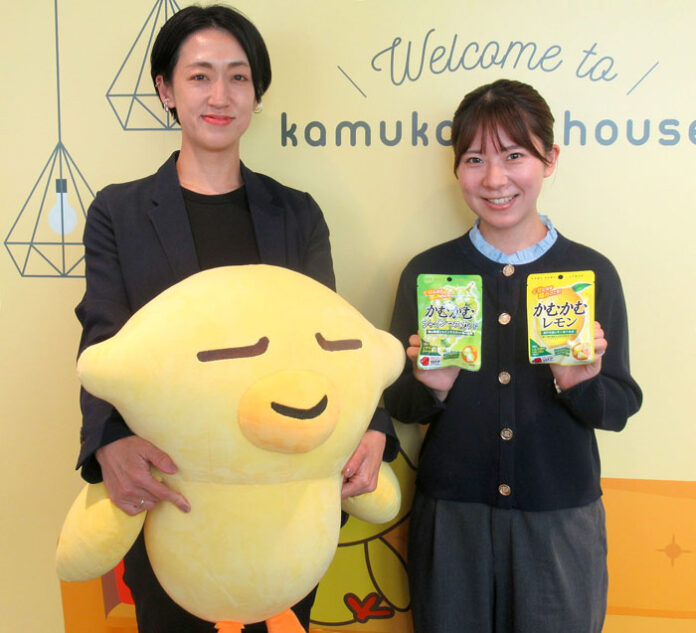 三菱食品「かむかむ」シリーズ 前期は売上高10％増、さらなる拡大へ 「シャインマスカット」第2の柱に