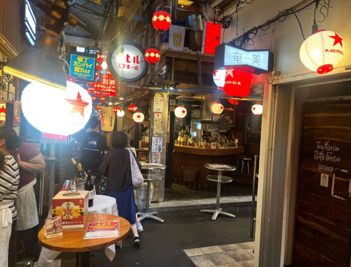 ハーモニカ横丁でイベントがスタート