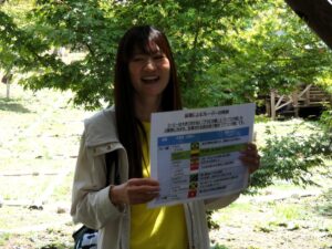 コーヒーの基本知識をわかりやすく説明するAGF関東の橋本琴絵さん