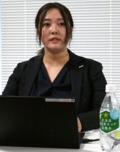 マーケティング本部ブランドマネジメント部の林真那リーダー