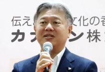 カナカン 人件費・物流費は社会的責任 能登復興応援で井村屋とコラボ 谷口英樹社長