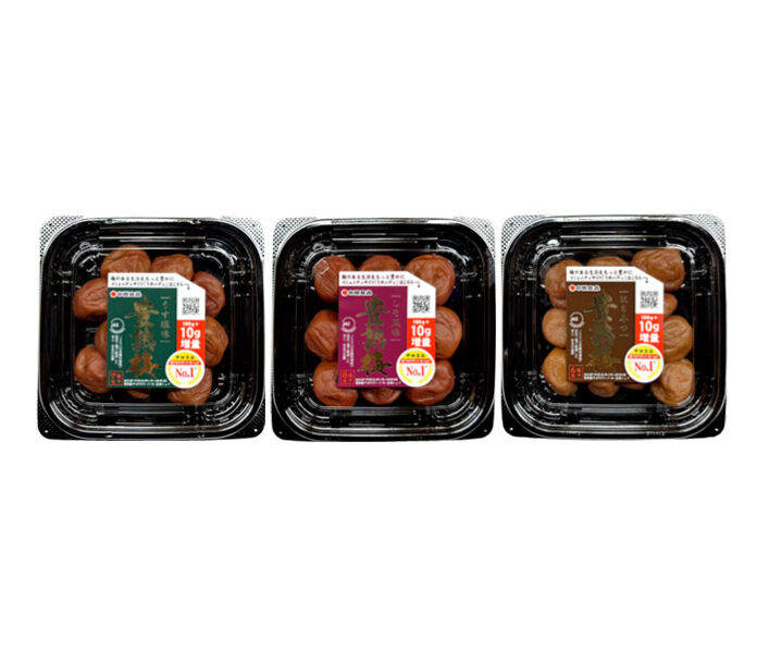 中田食品、「豊熟梅」「種ぬき梅」で10g増量CP
