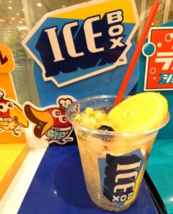 アイスボックス割ドリンク「4種のフルーツミックスサイダー」