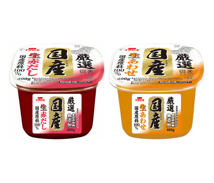 イチビキ「厳選国産生みそ」リニューアル 「食品添加物無添加」表示ガイドライン対応、ファン拡大へ