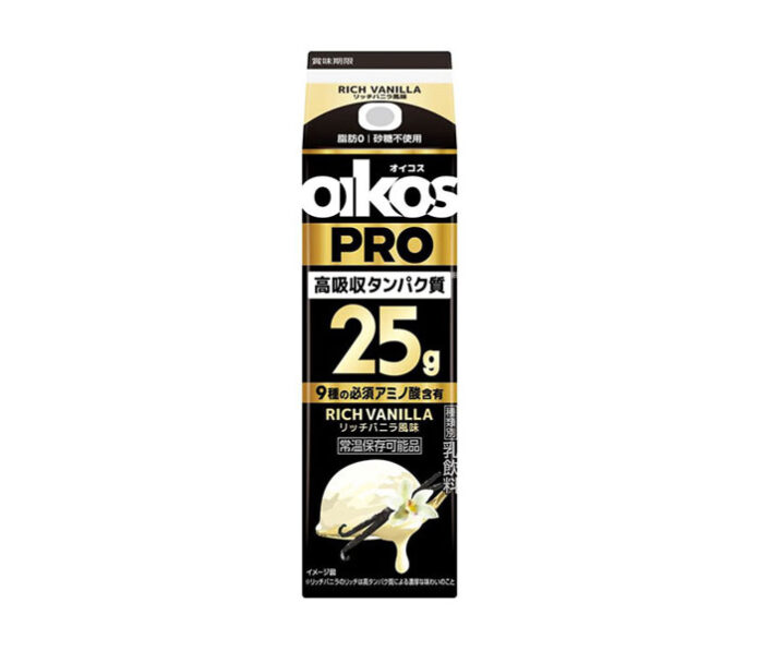 〈これで売れました！〉ダノンジャパン「オイコス PROプロテインドリンク 高吸収タンパク質25g リッチバニラ風味」 高吸収タンパク質を訴求