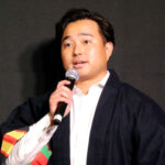 登壇した永谷嘉孝本部長