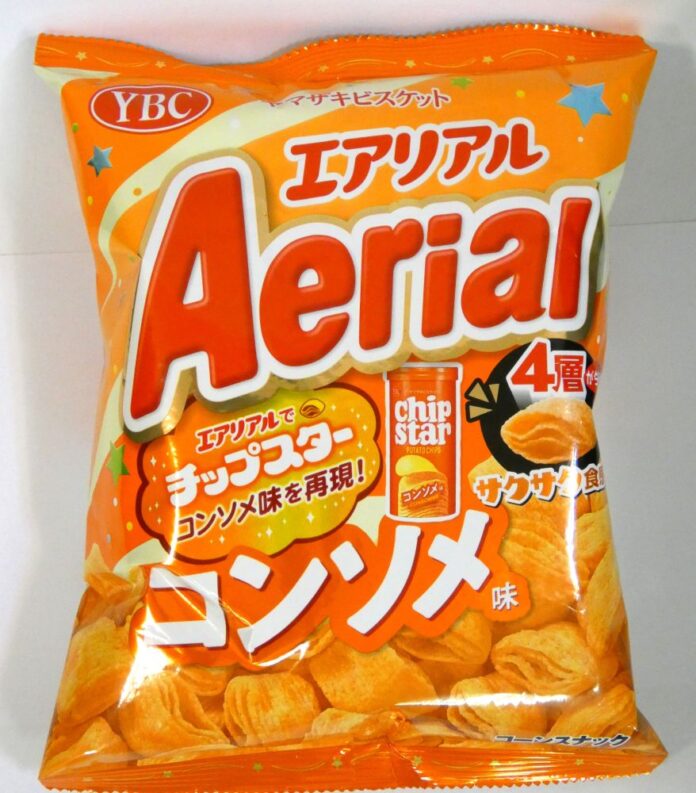 「チップスター コンソメ味」の「エアリアル コンソメ味」