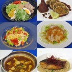 【調理部】6レシピ「レモンでさっぱりラーメンサラダ」(左上)「豆腐と夏野菜のさっぱりうどん」(左中)「レモン麻婆豆腐」(左下)「詰め込みパエリアイカ飯」(右上)「レモンよだれ鶏」(右中)「レモン香るサバと玄米の和風リゾット」(右下) 【調理部】6レシピ「レモンでさっぱりラーメンサラダ」(左上)「豆腐と夏野菜のさっぱりうどん」(左中)「レモン麻婆豆腐」(左下)「詰め込みパエリアイカ飯」(右上)「レモンよだれ鶏」(右中)「レモン香るサバと玄米の和風リゾット」(右下)