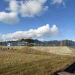 (4)大崎上島にあるポッカサッポロの自社農園(ネットに囲われた土地) (4)大崎上島にあるポッカサッポロの自社農園(ネットに囲われた土地)