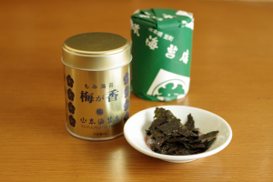 高級海苔を缶一杯に詰めた「梅が香」 高級海苔を缶一杯に詰めた「梅が香」