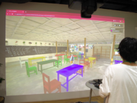 支援先の一つ、ルワンダのバンダ村にある学校を再現したメタバース空間 支援先の一つ、ルワンダのバンダ村にある学校を再現したメタバース空間